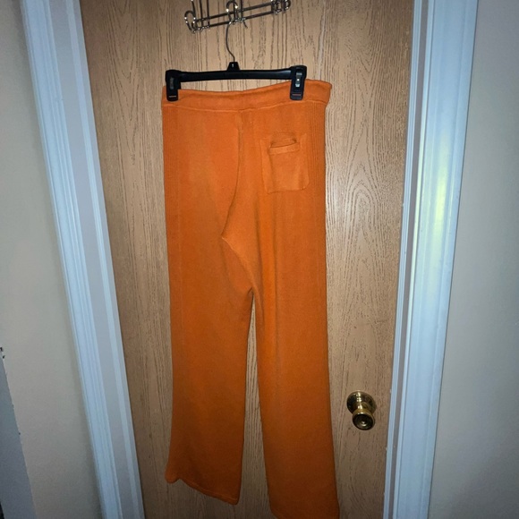 Apple Bottoms ~ Orange Embroidered Pants ~ Orange ~ Stretch ~ L - Picture 16 of 16